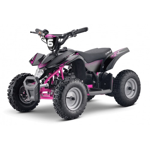 Pocket quad électrique 800w enfant LBQ E-Wokx BW6 ROSE