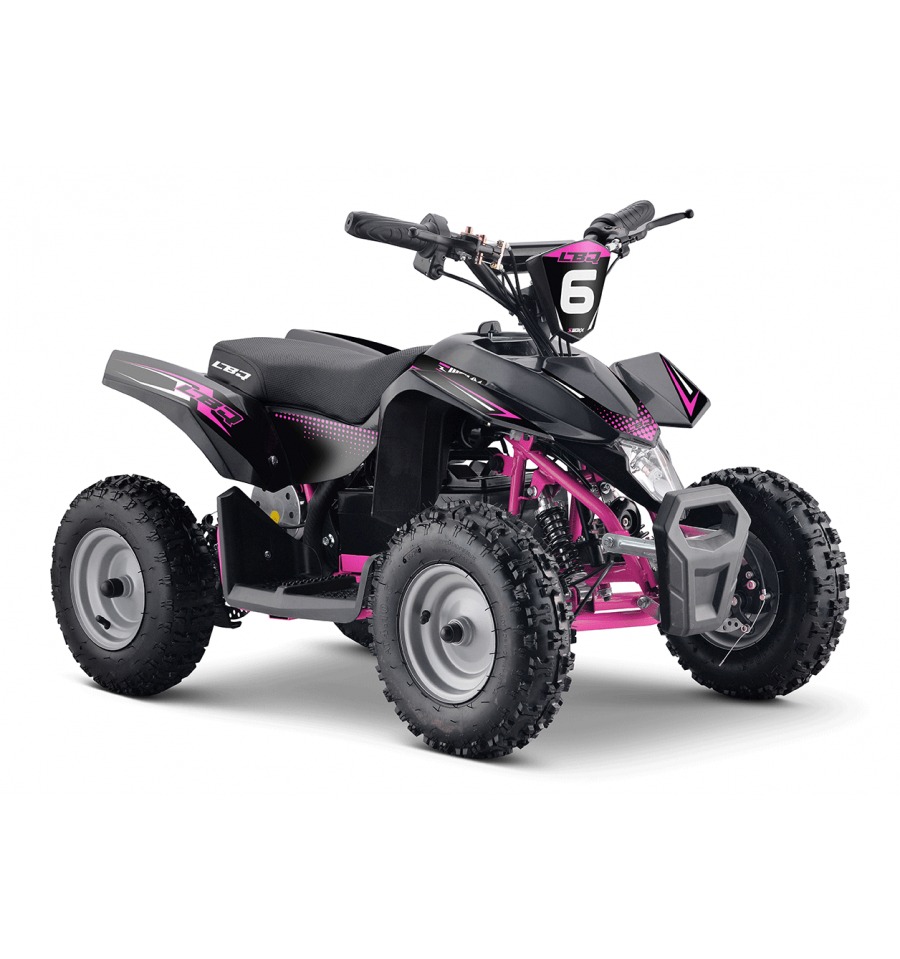 Quad électrique 800W Madox 6 blanc et rose