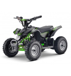 Pocket quad électrique 800w enfant LBQ E-Wokx BW6 VERT