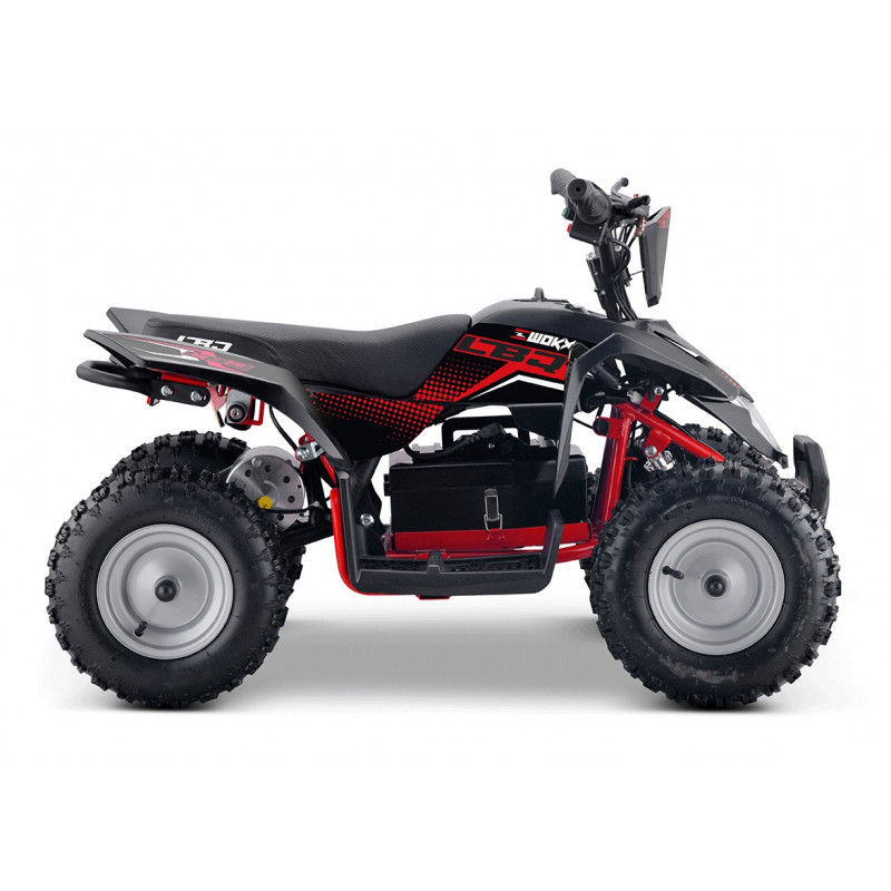 Pocket quad électrique 800w enfant LBQ E-Wokx BW6 ROUGE