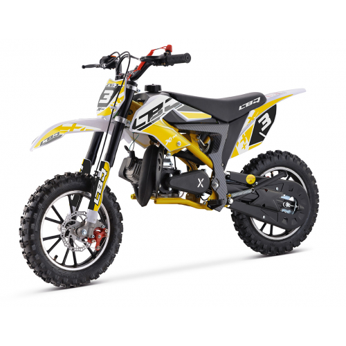 Pocket cross 50cc enfant LBQ XTM500 JAUNE