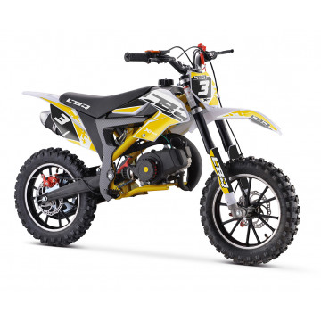 Pocket cross LBQ XTM500 49cc JAUNE