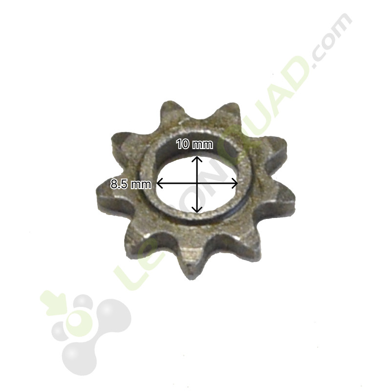 Pignon 25H 9 dents plat