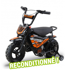 Moto enfant électrique KEROX 250W E-Fat kids ORANGE reconditionnée