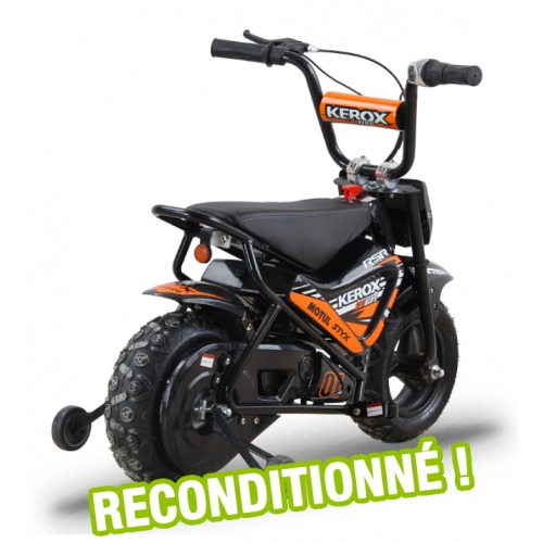 Moto enfant électrique KEROX 250W E-Fat kids ORANGE reconditionnée