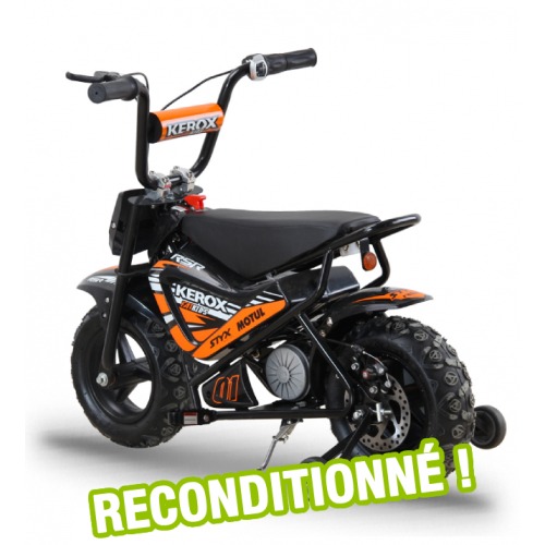 Moto enfant électrique KEROX 250W E-Fat kids ORANGE reconditionnée