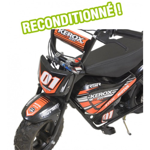 Moto enfant électrique KEROX 250W E-Fat kids ORANGE reconditionnée