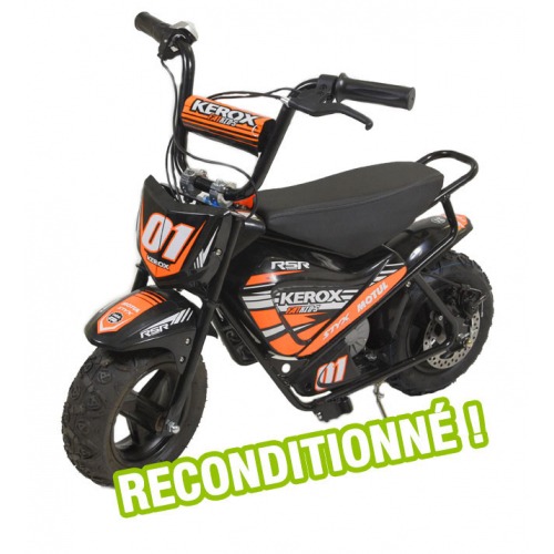 Moto enfant électrique KEROX 250W E-Fat kids ORANGE reconditionnée