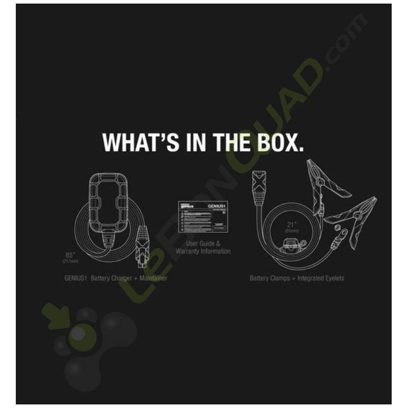 Chargeur de batterie intelligent NOCO Genius1 6/12V 1A