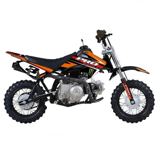 Dirt bike 88cc ORANGE pour enfant de la marque Probike