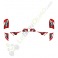 Kit décoration KEROX Puma rouge quad enfant