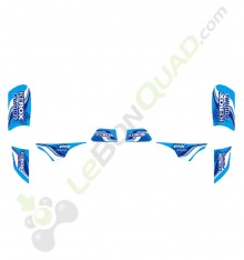Kit décoration KEROX Puma bleu quad enfant