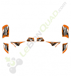 Kit décoration KEROX Puma orange quad enfant