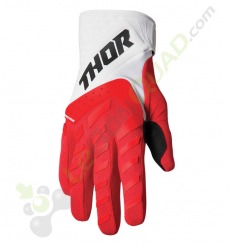 Gants enfant THOR SPECTRUM ROUGE/BLANC taille YL