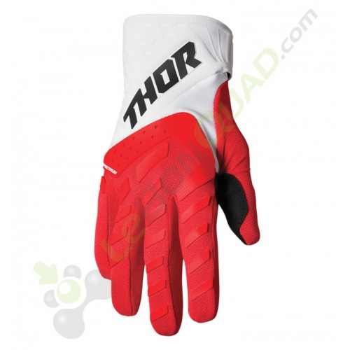 Gants THOR SPECTRUM ROUGE/BLANC taille XS