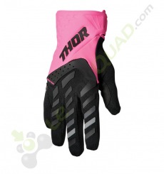 Gants THOR SPECTRUM femme ROSE/NOIR taille XL