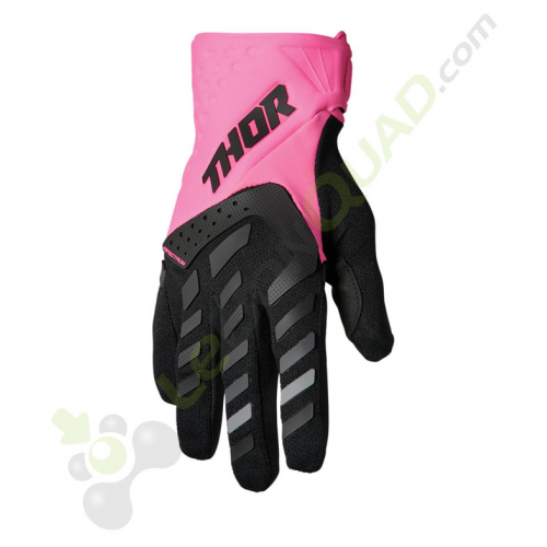 Gants THOR SPECTRUM femme ROSE/NOIR taille L