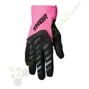 Gants THOR SPECTRUM femme ROSE/NOIR taille L