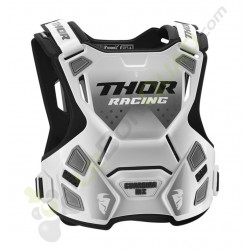 Plastron enfant THOR Guardian MX BLANC taille S/M