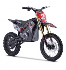 Pit Bike électrique 1300W enfant KEROX E-STORM ROUGE