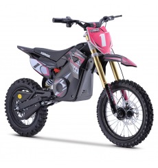 Pit Bike électrique 1400W enfant KEROX E-STORM ROSE