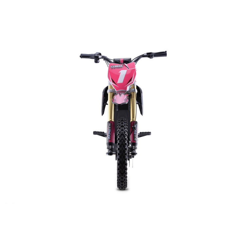 Pit Bike électrique 1300W enfant KEROX E-STORM ROSE