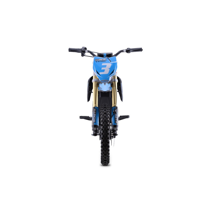 Pit Bike électrique 1300W enfant KEROX E-STORM BLEU