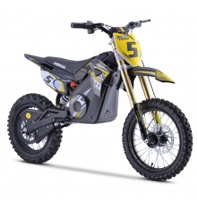Pit Bike électrique 1300W enfant KEROX E-STORM JAUNE