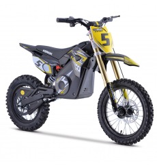 Pit Bike électrique 1300W enfant KEROX E-STORM JAUNE