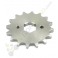 Pignon de sortie de boite axe 17 mm 16 dents 420