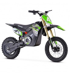 Pit Bike électrique 1000W enfant KEROX E-STORM VERT