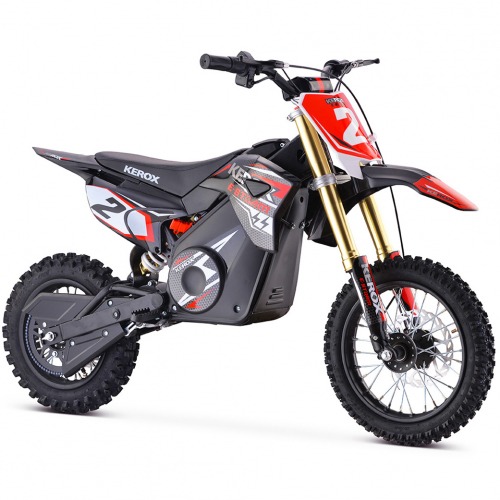 Pit Bike électrique 1000W enfant KEROX E-STORM ROUGE