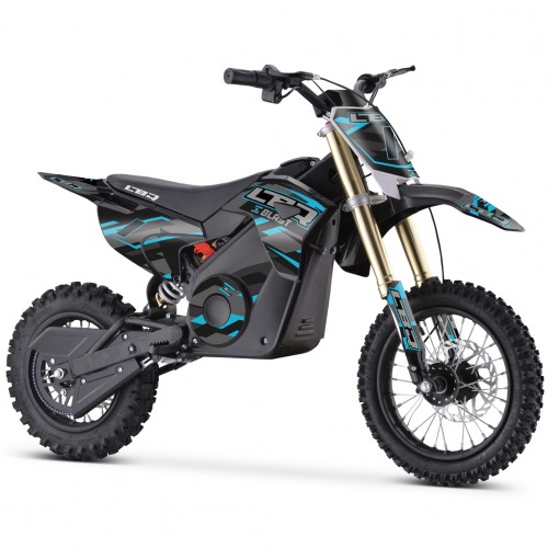 Dirt Bike électrique 1000W enfant LBQ E-BLAST BLEU