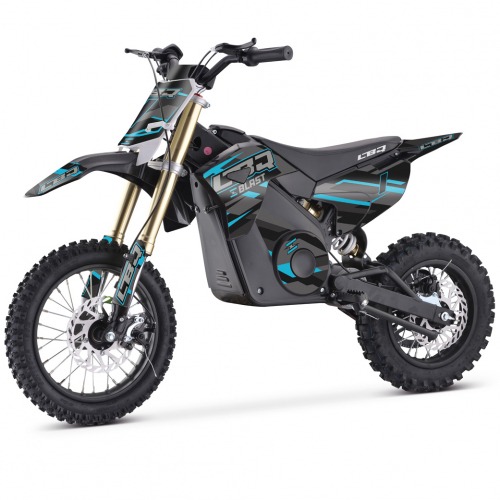 Dirt Bike électrique 1000W enfant LBQ E-BLAST BLEU