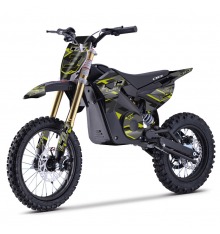 Dirt Bike électrique 1300W enfant LBQ E-BLAST JAUNE