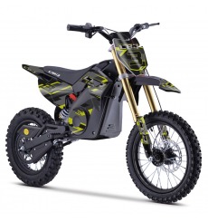 Dirt Bike électrique 1300W enfant LBQ E-BLAST JAUNE
