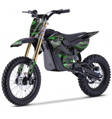 Dirt Bike électrique 1300W enfant LBQ E-BLAST VERT