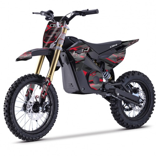 Dirt Bike électrique 1300W enfant LBQ E-BLAST ROUGE