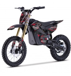 Dirt Bike électrique 1300W enfant LBQ E-BLAST ROUGE