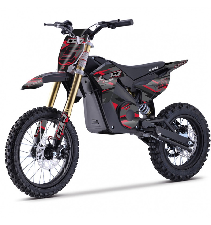 Kit décoration de moto electrique pour enfant KEROX E-STORM jaune