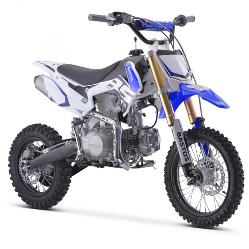 Pit Bike 125cc semi-automatique BASTOS BS 125 SA BLEU - édition 2024