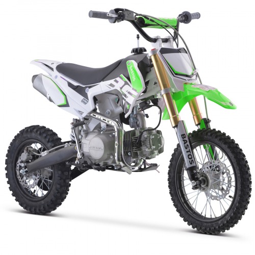 Pit Bike 125cc semi-automatique BASTOS BS 125 SA VERT - édition 2024