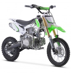 Pit Bike 125cc semi-automatique Verte BASTOS BS 125 SA - édition 2023