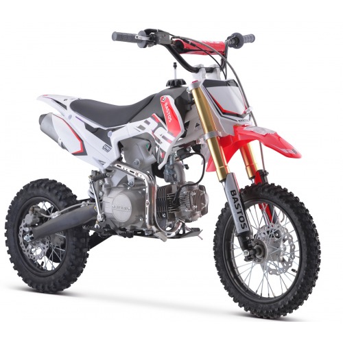 Pit Bike 125cc semi-automatique BASTOS BS 125 SA ROUGE - édition 2024