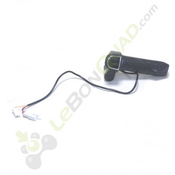 Commande d'accélérateur avec voyant de charge de quad électrique