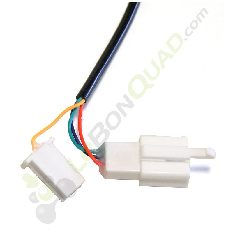 Commande d'accélérateur avec voyant de charge de quad électrique