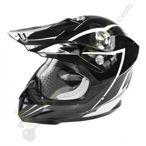 Casque enfant Noir, taille yl, de chez Yema pour quad et moto