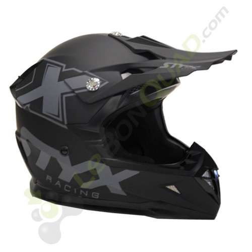 Casque enfant STYX RACING NOIR taille YS