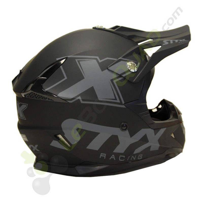 Casque enfant STYX RACING NOIR taille YM