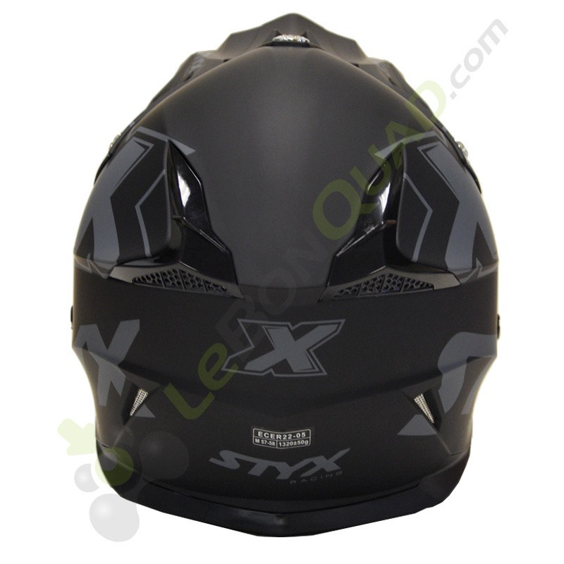 Casque enfant STYX RACING NOIR taille YL